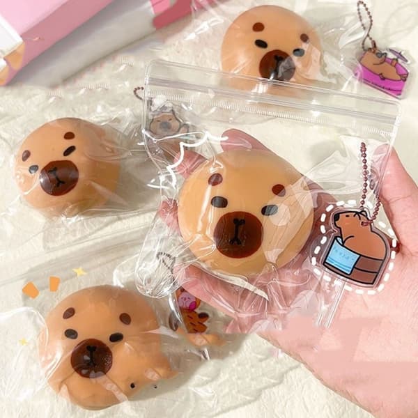 Stretch Capybara Fidgets Leksak Stressavlastande Leksak Barnpresent 4CM