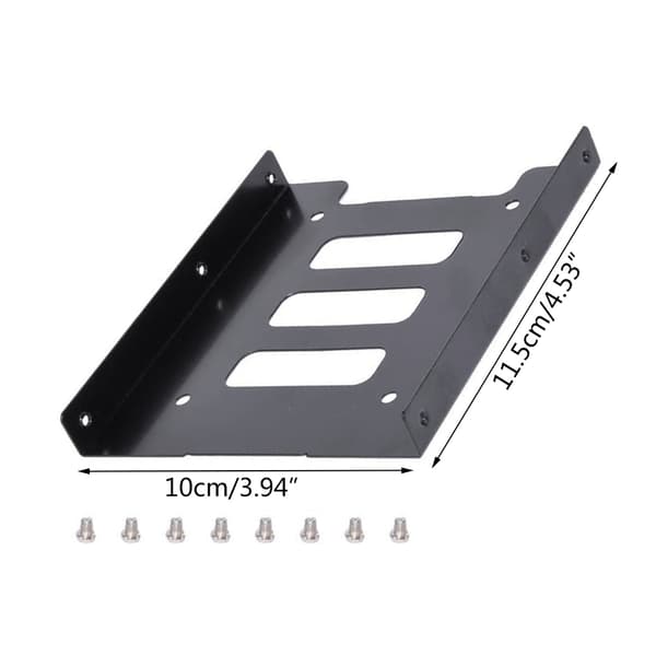 2,5\" til 3,5'' Drevbåskonsol til stationær PC HDD SSD Båsadapterholder