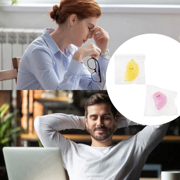 Håndholdt formbar sanselegetøj langsomt tilbagefjedrende tekstur stresslindring Pink