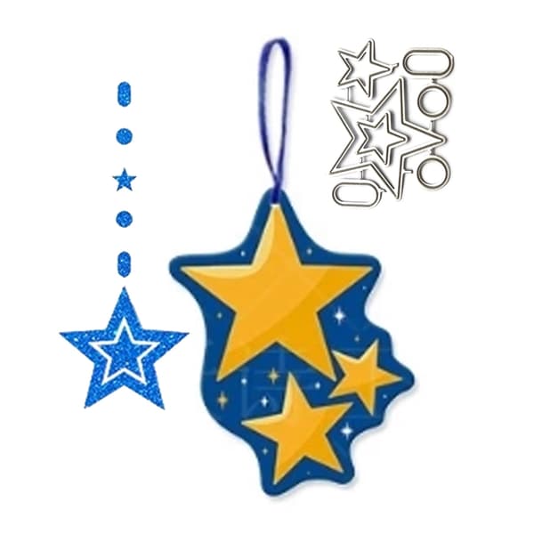 Metallskärningsformar Stansar Präglingsstenciler Mallform för DIY Scrapbooking