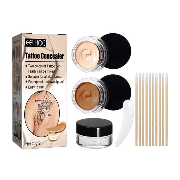Concealer Makeup til Langvarig Fuld Dækning Cremet Finish til Kropsdækning