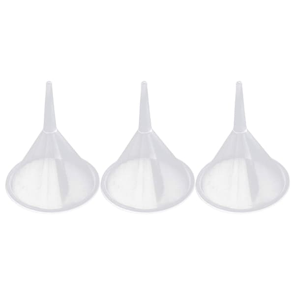 3 Delar/Set Plasttratt Vätskeöverföringstratt Klar Parfymtratt