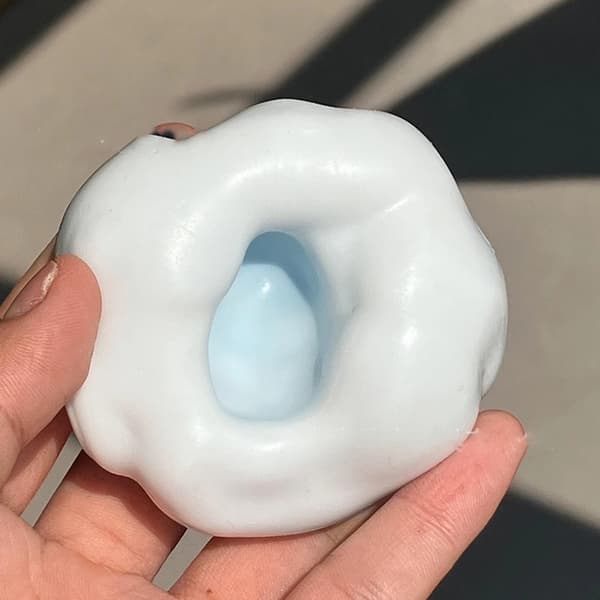 Gjenbrukbar TPR Sensorisk Ball Angstlindrende Gadget Kompakt Design Barn Voksne Taro paste