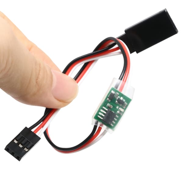 Langsomt servomodul - 5V-6V til RC-modellegetøj - Hastighedsreducer 5V til 6V