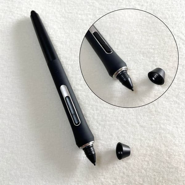 Skjermpenn sideknapp + mutter + pennspenne for Pro Pen 2 KP504e 503e