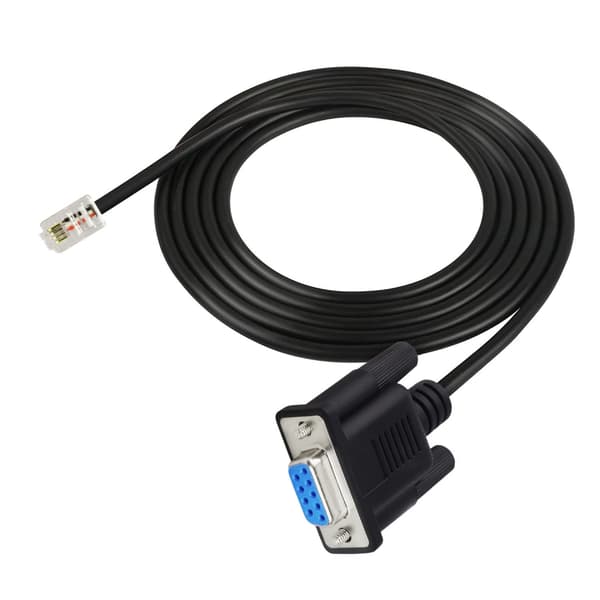 180CM RS232 DB9 hun til RJ9 han adapterkabel til netværksenheder