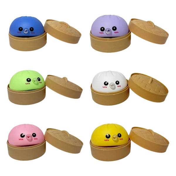 Dumpling Steamed Stuffed Bun Shape Squeeze Toy Hand Therapy Exercise Gadget 1
