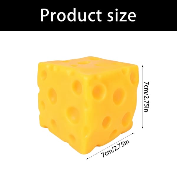 7x7 cm ostformet klemmebold angstlindrende gadgetlegetøj til børn Green