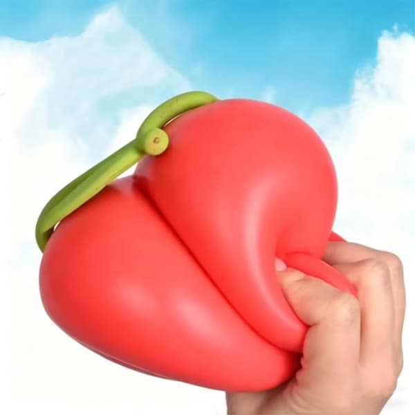Kirsebærformede rekvisitter Elastisk klemmeleke passer både voksne og barn Adding air