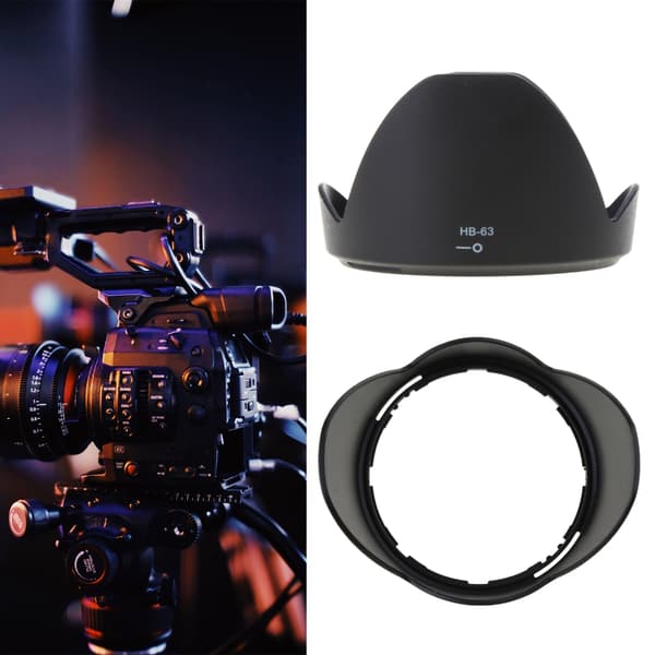 HB63 Solblender for DSLR-kameraer Linsedeksel for D750 D600 D610 24-85mm