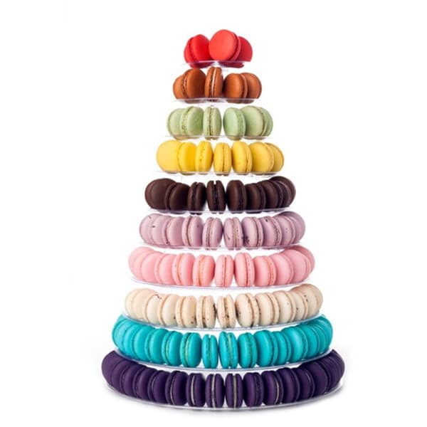 Cupcake Stand Rund Kage Stand Display Tilbehør til Bryllup Fødselsdagsfest