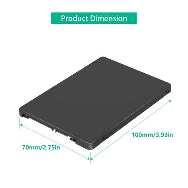 M.2 NGFF Msata SSD'er til SATA3.0 2,5 tommer Adapter Harddisk Kabinet