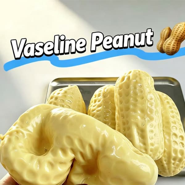 Peanøtt-kitt-leke for sensorisk lek og kunstneriske prosjekter 2 pcs