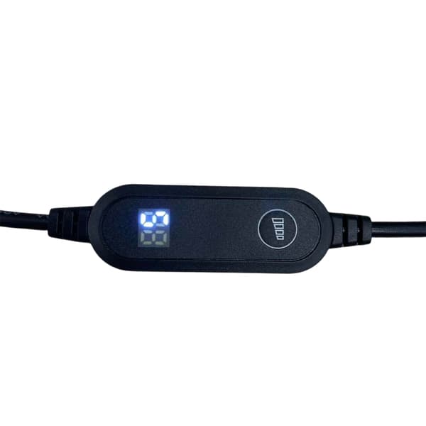 USB5V3A til DC5525 Boost-kabel med strømdisplay for systemkamera og lys