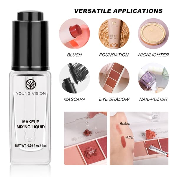 Få den perfekta finishen med Makeup Blending Liquid 9ml Långvarig för kvinnor