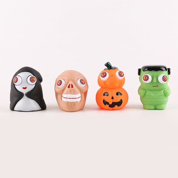 Halloween Legetøj Stressaflastning til Børn Piger Drenge Helligdagsfest Ghost Head