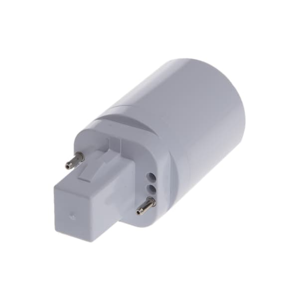 G24 til E27 Sokkel Skrue LED Lampe Halogen Lyspære Adapter Omformer