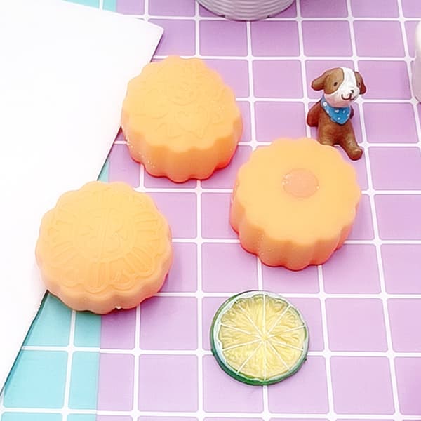 Simulering Månekage Stressbolde Klembar Stressaflaster til Børn Moon cake