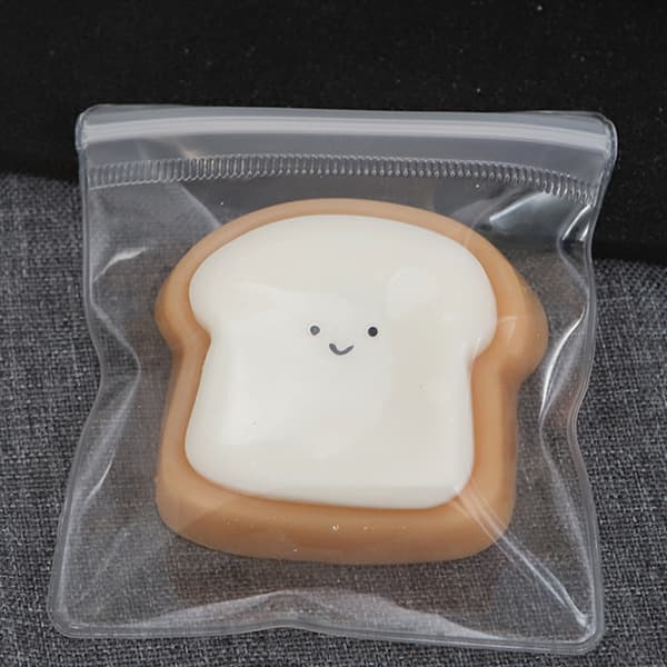 Sensorisk klemmeleke i toastform, sakte stigende, avslappende gave til studenter og voksne