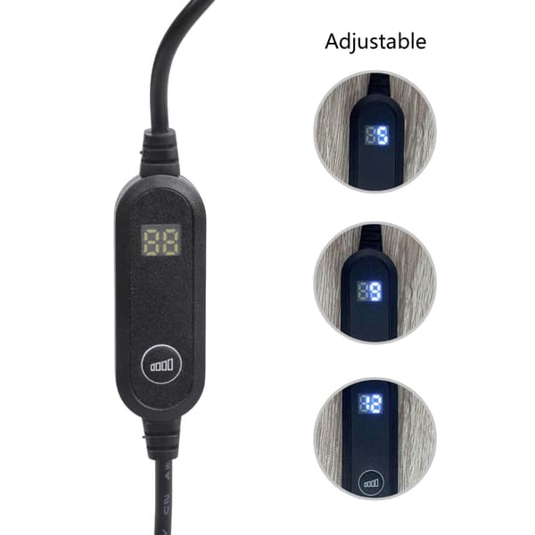 USB5V3A til DC5525 Boost-kabel med strømdisplay for systemkamera og lys
