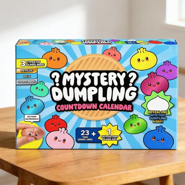 Sød Mini Dumpling Stressbold Med Tilfældige Stilarter Til Voksne Og Børn A