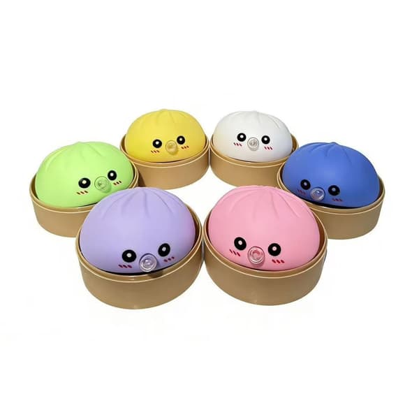 Dumpling Steamed Stuffed Bun Shape Squeeze Toy Hand Therapy Exercise Gadget 1