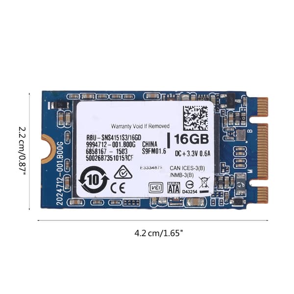 16GB M.2 2242 SSD PCIe3.0 3DXpoint Solid Drive för dator