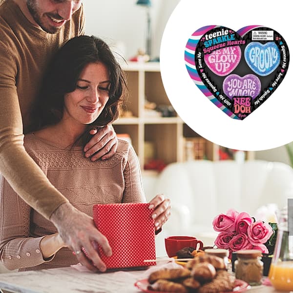 Valentinsdag Hjerteformet Miniss Stressaflastende Legetøj 3