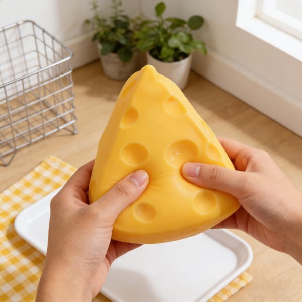 Ost Stressavlastande Klämleksak Överdimensionerad Leksaksmat Avkopplingsleksak För Lugnande