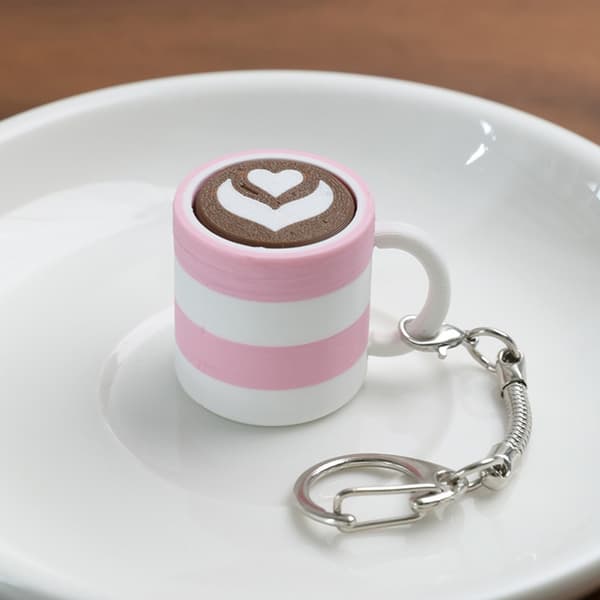 Kaffekopp Nyckelringar Fidgets Sensorisk Leksak Perfekt För Ryggsäckar D