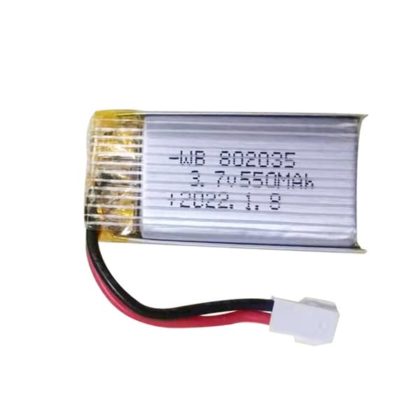 3.7V 550mAh Batteri 802035 Lithium Batteri til Flymodel Tilbehør