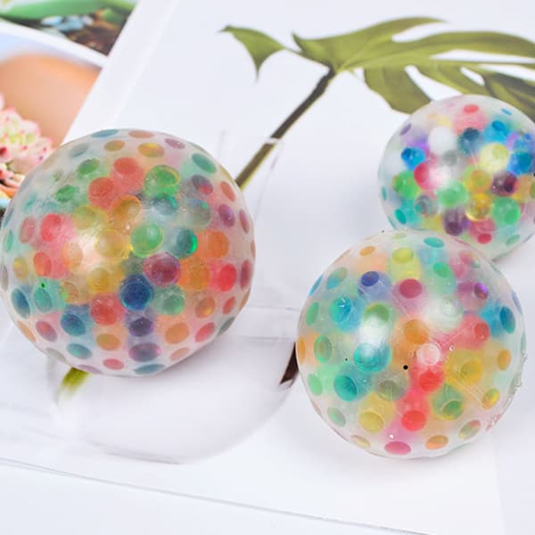 1 st Vent Ball Toy Squeeze Bubble Fidget Sensorisk Dekompressionsboll