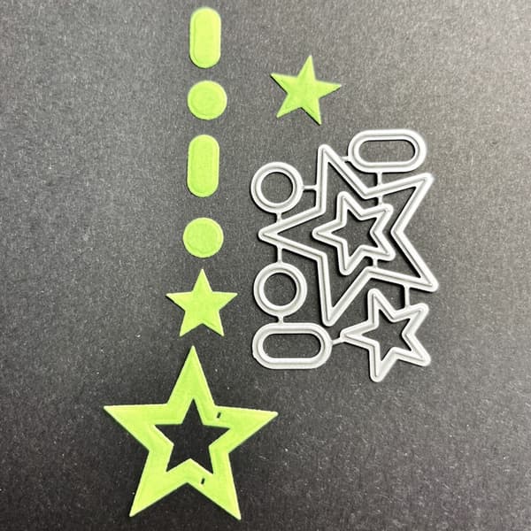 Metallskjæremaler Kutter Pregemaler Mal for DIY Scrapbooking