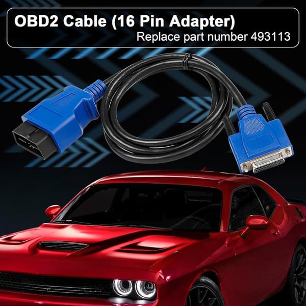 Universal OBD2 16-bens diagnostisk kabeludskiftning 493113 Hurtig forbindelse