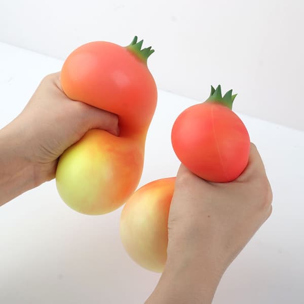 Rolig klämbar boll för vuxna barn stresslindring granatäpple sensorisk