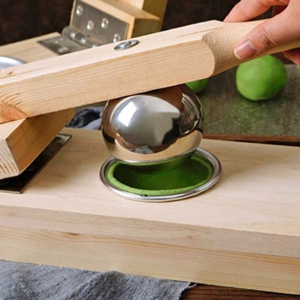 Køkken Dumplings Skind Artefakt Maker Dejpresse Manuel Indpakningsform