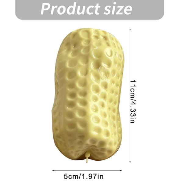 Peanøtt-kitt-leke for sensorisk lek og kunstneriske prosjekter 2 pcs