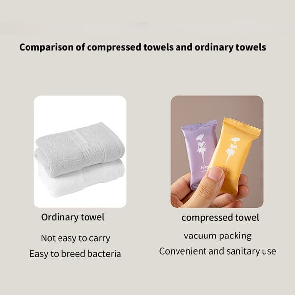 14 st komprimerad handduk engångs ansiktshandduk nonwoven vatten våtservett tablett