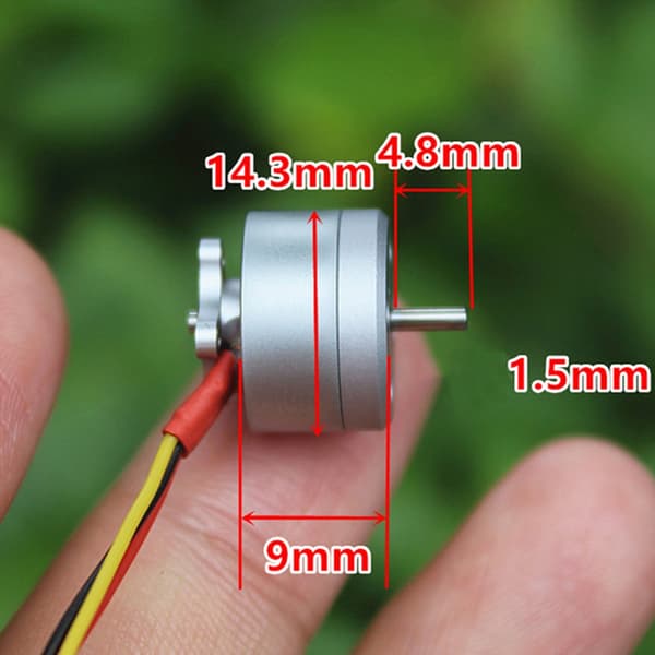 Micro 1104 Børsteløs Motor 4300KV til Fjernstyrede Quadcopter Droner