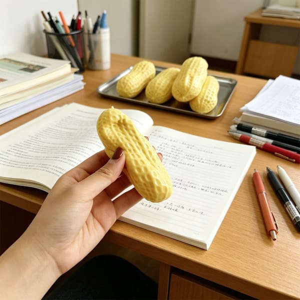 Peanøtt-kitt-leke for sensorisk lek og kunstneriske prosjekter 2 pcs