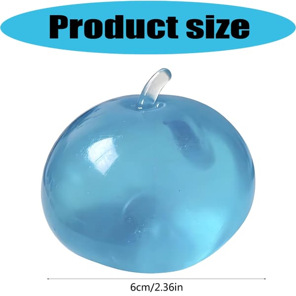 Æbler Stressaflastende Klemmelegetøj Holdbart Sikkert Materiale Bærbar Gadget Blue 2PCS