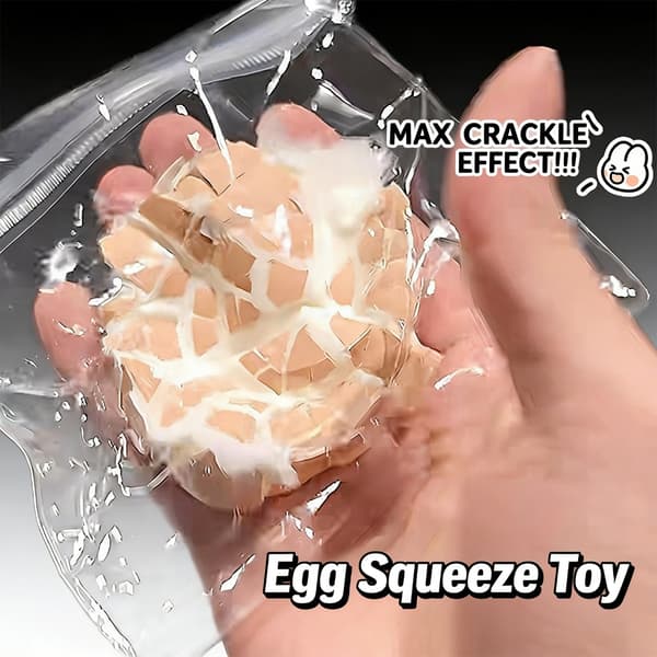 Simulering Egg Stressball Klemmeleke Elastisk Sensorisk Utvikling Klemmeleke 2