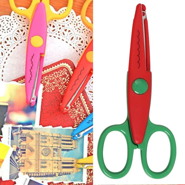6 stk. barnesikkerhetssakser Ergonomisk grep Hobbysakser for scrapbooking