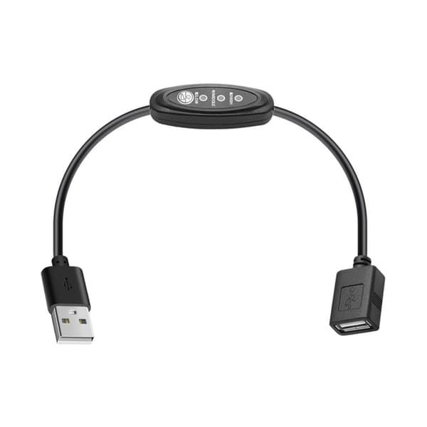 Viftehastighetskontroller Kabel Strømadapter USB 5V 3 Hastighetsjusterbar USB-vifte