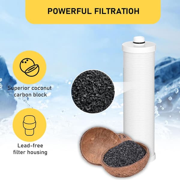 Vannfilter erstatningspatroner Universelle vannfilterpatroner