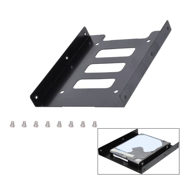 2,5\" til 3,5'' Drive Bay Brakett for stasjonær PC HDD SSD Bay Adapter Holder