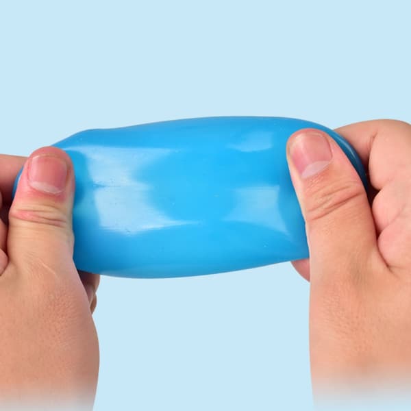 Färgglada isbitsformade stressbollar Kreativ sensorisk leksak för alla åldrar Pink