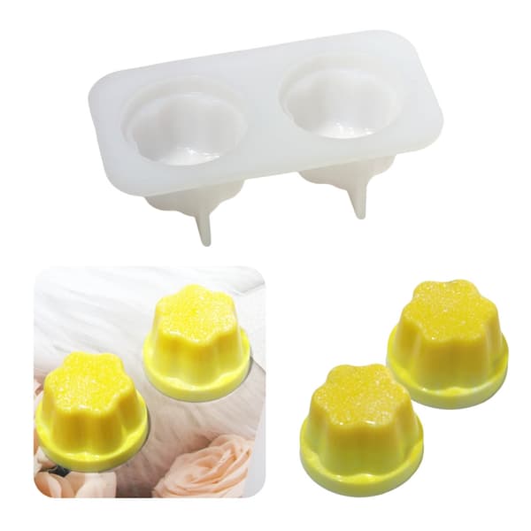 Pudding/sköldpaddsformad silikonform för hantverkssmyckestillverkning 1