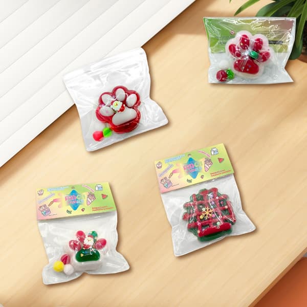 Mjuk plastcement Katttassar Leksakstillbehör för julstresslindring Elder
