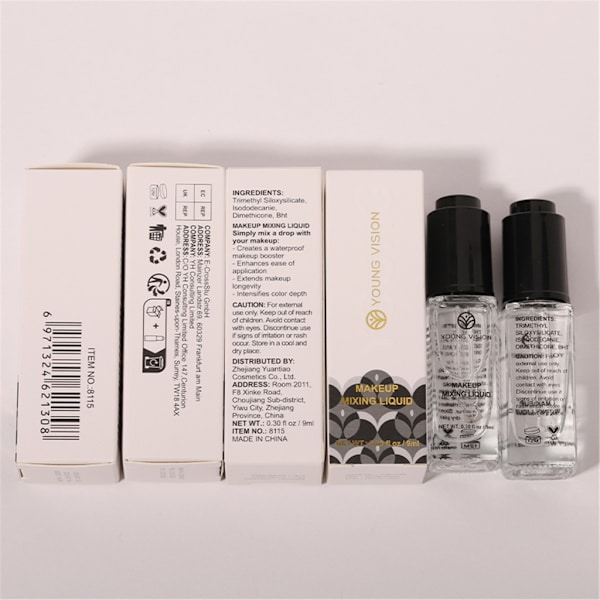 Få den perfekte finishen med Makeup Blending Liquid 9ml Langvarig for kvinner